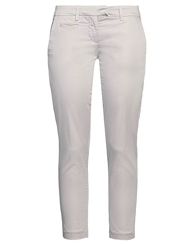 DONDUP Casual trouser Light grey 97% Cotton, 3% Elastane