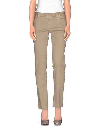 DONDUP Casual pants Beige 98% Cotton, 2% Elastane