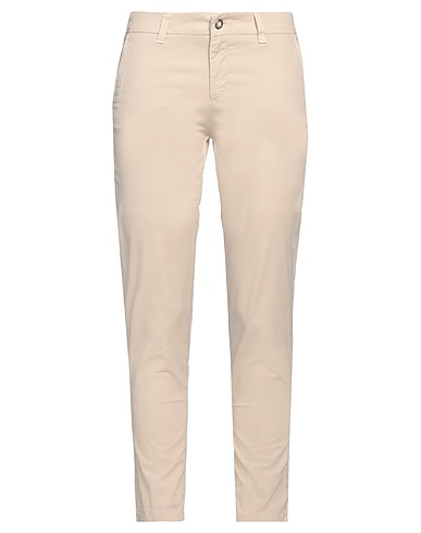 JECKERSON Casual trouser Beige 96% Cotton, 4% Lycra®