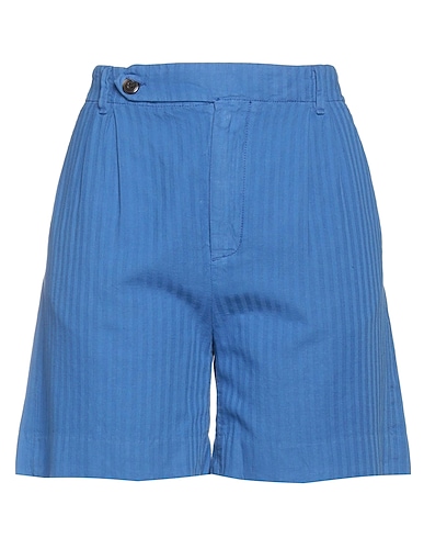 TRUE NYC® Shorts & Bermuda Slate blue 73% Cotton, 27% Linen