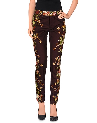 DOLCE&GABBANA Casual trouser Plum 97% Cotton, 3% Elastane