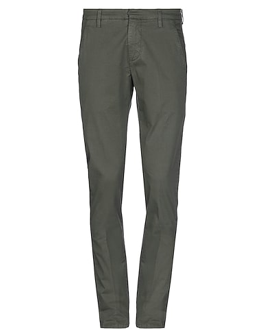 DONDUP Chinos Verde militare 96% Cotone, 4% Elastan