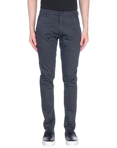 DONDUP Casual trouser Midnight blue 97% Cotton, 3% Elastane