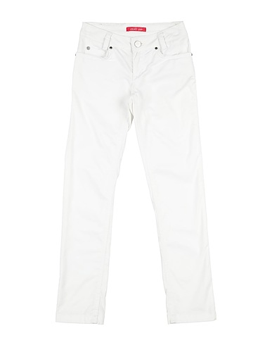 LIU •JO Casual trouser White 98% Cotton, 2% Elastane