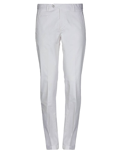 EXIBIT Casual trouser Light pink 97% Cotton, 3% Elastane