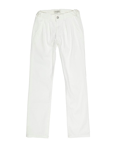 PAOLO PECORA Pantalone Bianco 98% Cotone, 2% Elastan
