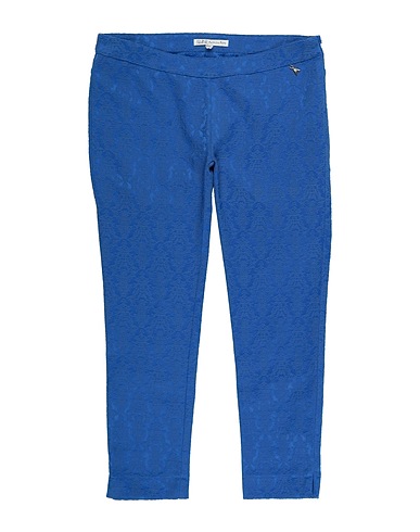 PATRIZIA PEPE Casual trouser Blue 61% Cotton, 36% Polyester, 3% Elastane