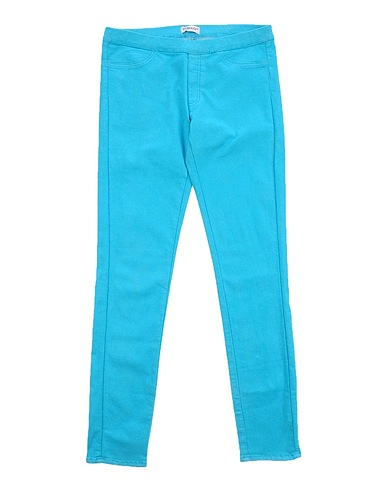 PINKO UP Denim trousers Turquoise 61% Cotton, 35% Polyester, 4% Elastane