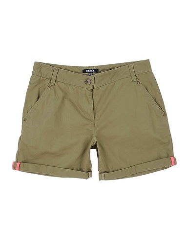 DKNY Shorts & Bermuda Military green 100% Cotton