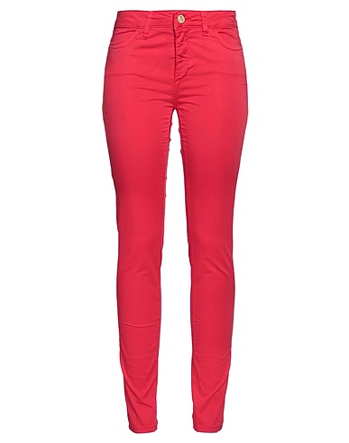 TRUSSARDI JEANS Casual trouser Fuchsia 97% Cotton, 3% Elastane
