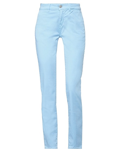CARE LABEL Pantalone Celeste 98% Cotone, 2% Elastan