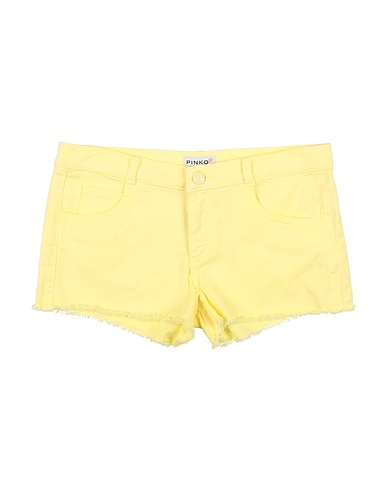 PINKO UP Shorts & Bermuda Yellow 98% Cotton, 2% Elastane