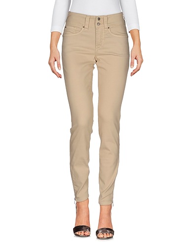 JONNY-Q Denim pants Beige 67% Cotton, 30% Polyester, 3% Elastane