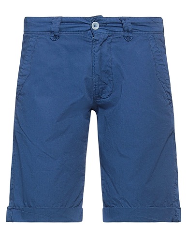 PERFECTION Shorts & Bermuda Navy blue 100% Cotton