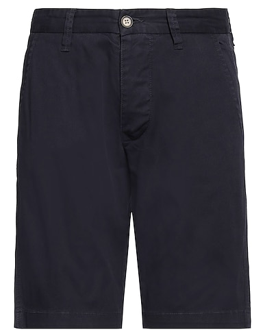 BLAUER. Shorts & Bermuda Midnight blue 97% Cotton, 3% Elastane