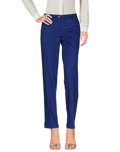 TRUSSARDI JEANS Casual trouser Blue 50% Polyester, 46% Viscose, 4% Elastane