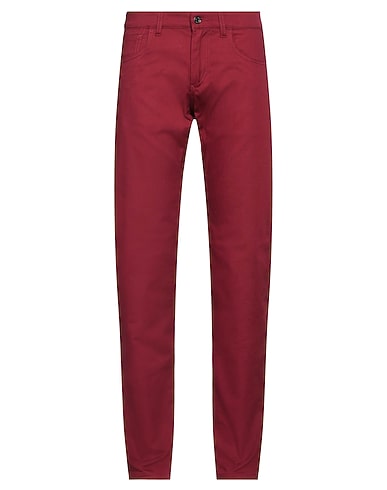 DOLCE&GABBANA 5-pocket 99% Cotton, 1% Elastane, Cow leather