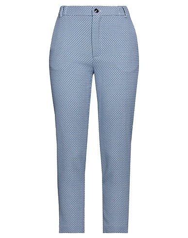 TRUE TRADITION Casual pants Azure 100% Cotton