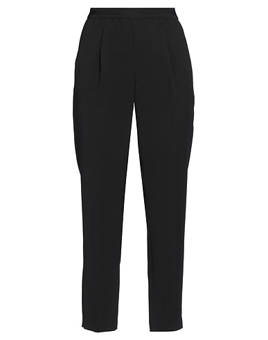 SEVENTY VENEZIA Casual pants Black 97% Polyester, 3% Elastane