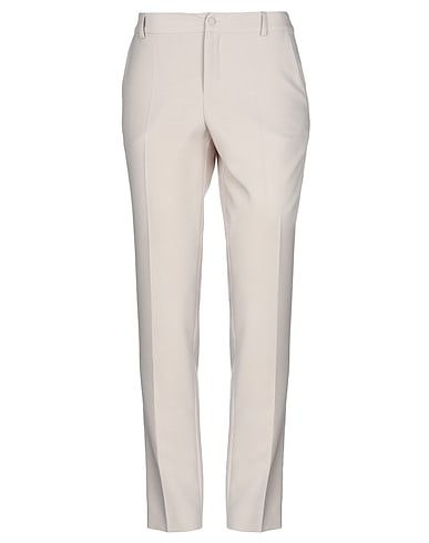 BLUGIRL Casual pants Beige 97% Cotton, 3% Elastane