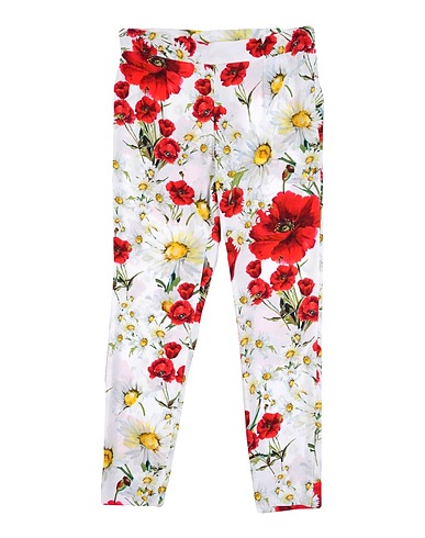 DOLCE&GABBANA Casual trouser White 100% Viscose