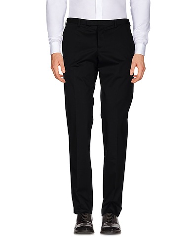 ARMANI COLLEZIONI Casual trouser Black 96% Cotton, 4% Elastane