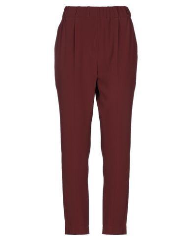 Brunello Cucinelli Casual Pants In Maroon