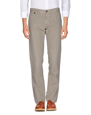 INCOTEX RED Casual trouser Beige 77% Cotton, 23% Linen