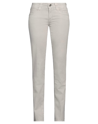 CARLO CHIONNA Pantalone Grigio chiaro 65% Cotone, 32% Viscosa, 3% Elastan