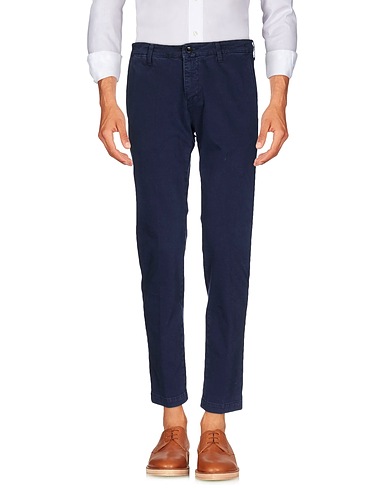 BRIGLIA 1949 Casual pants Midnight blue 98% Cotton, 2% Elastane