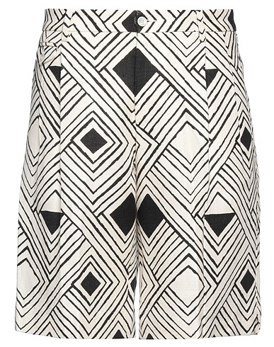 DOLCE&GABBANA Shorts & Bermuda Ivory 65% Hemp, 35% Linen