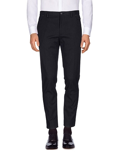 DOLCE&GABBANA Casual pants Charcoal 98% Cotton, 2% Elastane