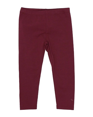 PATRIZIA PEPE Leggings Burgundy 92% Cotton, 8% Elastane