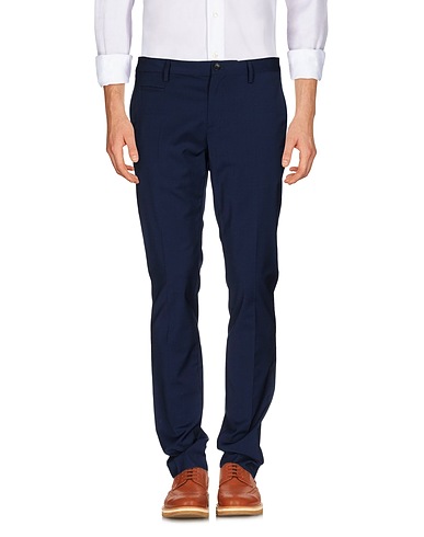 PATRIZIA PEPE Casual trouser Midnight blue 53% Polyester, 44% Virgin Wool, 3% Elastane