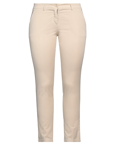 19.70 NINETEEN SEVENTY Casual trouser Sand 98% Cotton, 2% Elastane