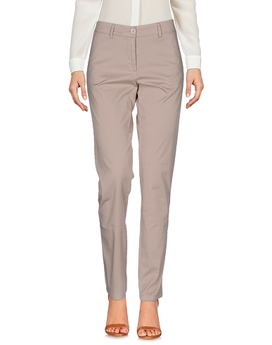 19.70 NINETEEN SEVENTY Casual trouser Grey 98% Cotton, 2% Elastane