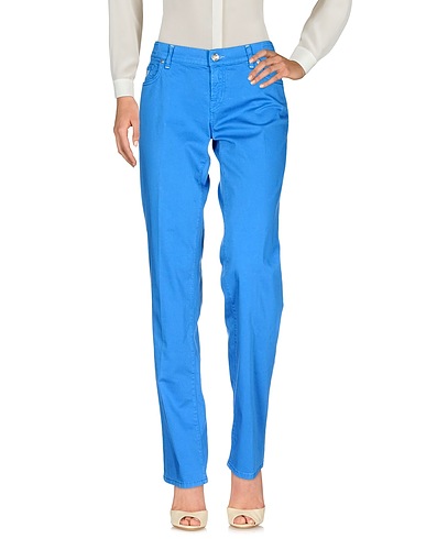 JACOB COHЁN Casual trouser Azure 97% Cotton, 3% Elastane