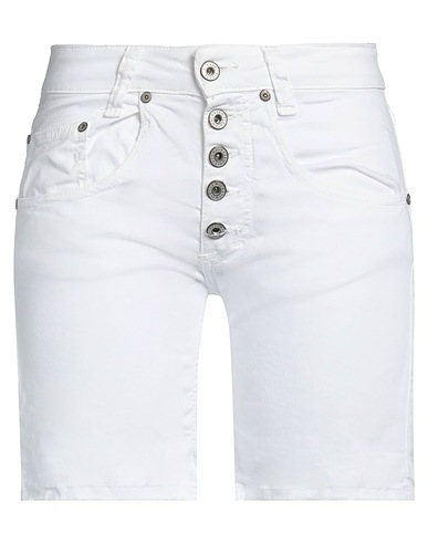 PLEASE Shorts & Bermudas Weiß 98% Baumwolle, 2% Elastan