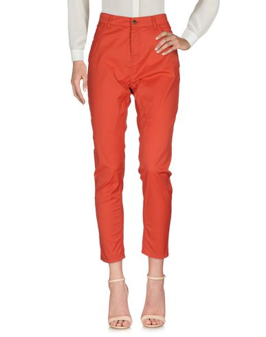 Manila Grace Denim Pants In Coral