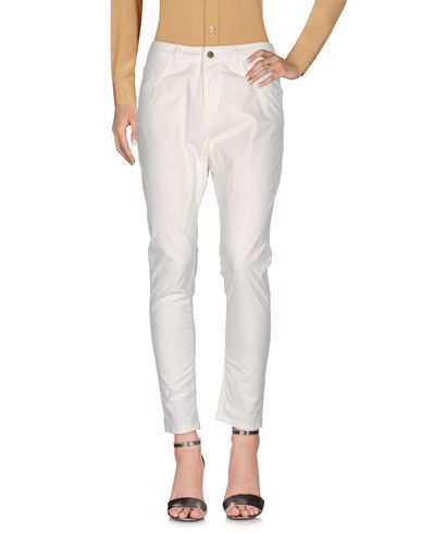 Manila Grace Denim Pants In White