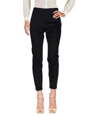 REDValentino Casual trouser Black 78% Polyester, 14% Viscose, 8% Elastane