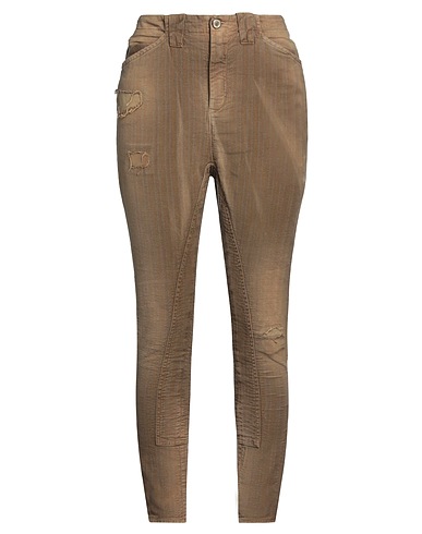 MANILA GRACE DENIM Casual trouser 76% Cotton, 20% Linen, 4% Elastane