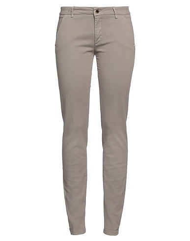 CAMOUFLAGE AR AND J. Pantalone Grigio 65% Cotone, 25% Tencel™, 8% Viscosa, 2% Lycra®