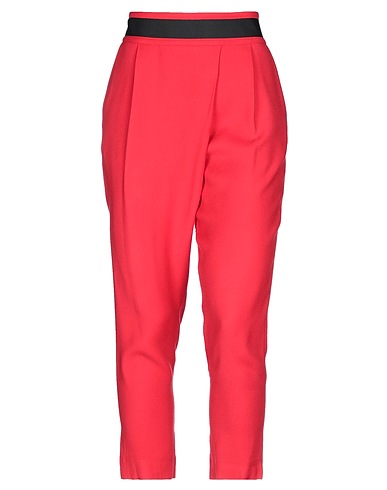 PHILIPP PLEIN Casual trouser Red 53% Viscose, 47% Rayon