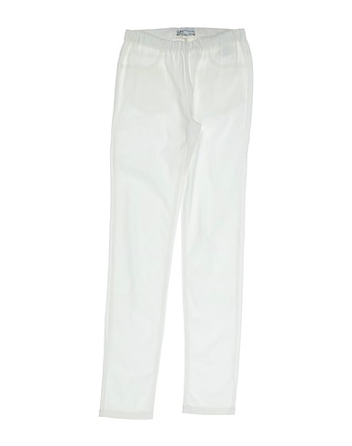 PATRIZIA PEPE Casual trouser Ivory 98% Cotton, 2% Elastane