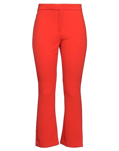 THEORY Casual trouser Orange 65% Polyester, 32% Viscose, 3% Elastane