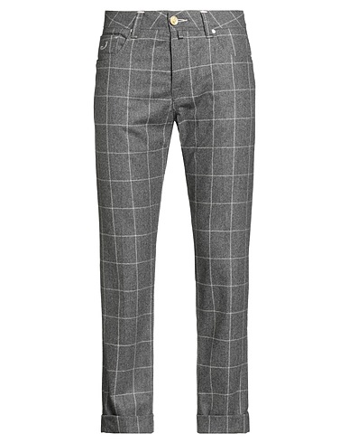 JACOB COHЁN Casual pants Grey 100% Wool