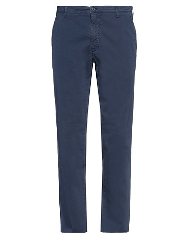 MASON'S Casual trouser Midnight blue 97% Cotton, 3% Lycra®