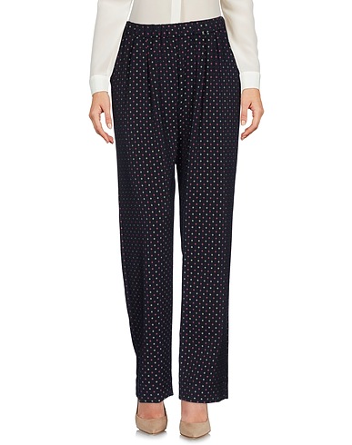 COLLECTION PRIVĒE? Casual pants Dark purple 41% Polyester, 40% Viscose, 17% Nylon, 2% Elastane