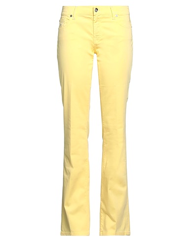 JACOB COHЁN Pantalone Giallo 97% Cotone, 3% Elastan